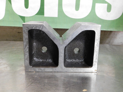 Groz Single Cast Iron V-Block 5 Max Cap 90° Angle VB/C/10