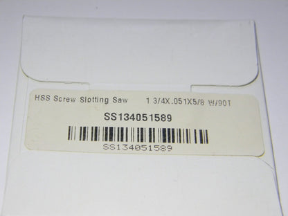 Malco Slitting Slotting Saws 1-3/4" x 0.051" x 5/8" 90 Tooth Qty