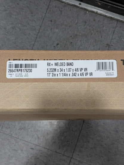 LENOX Bandsaw Blade 17'2"X1-1/4"X.042 4/6V RX PLUS 26647RPB175230