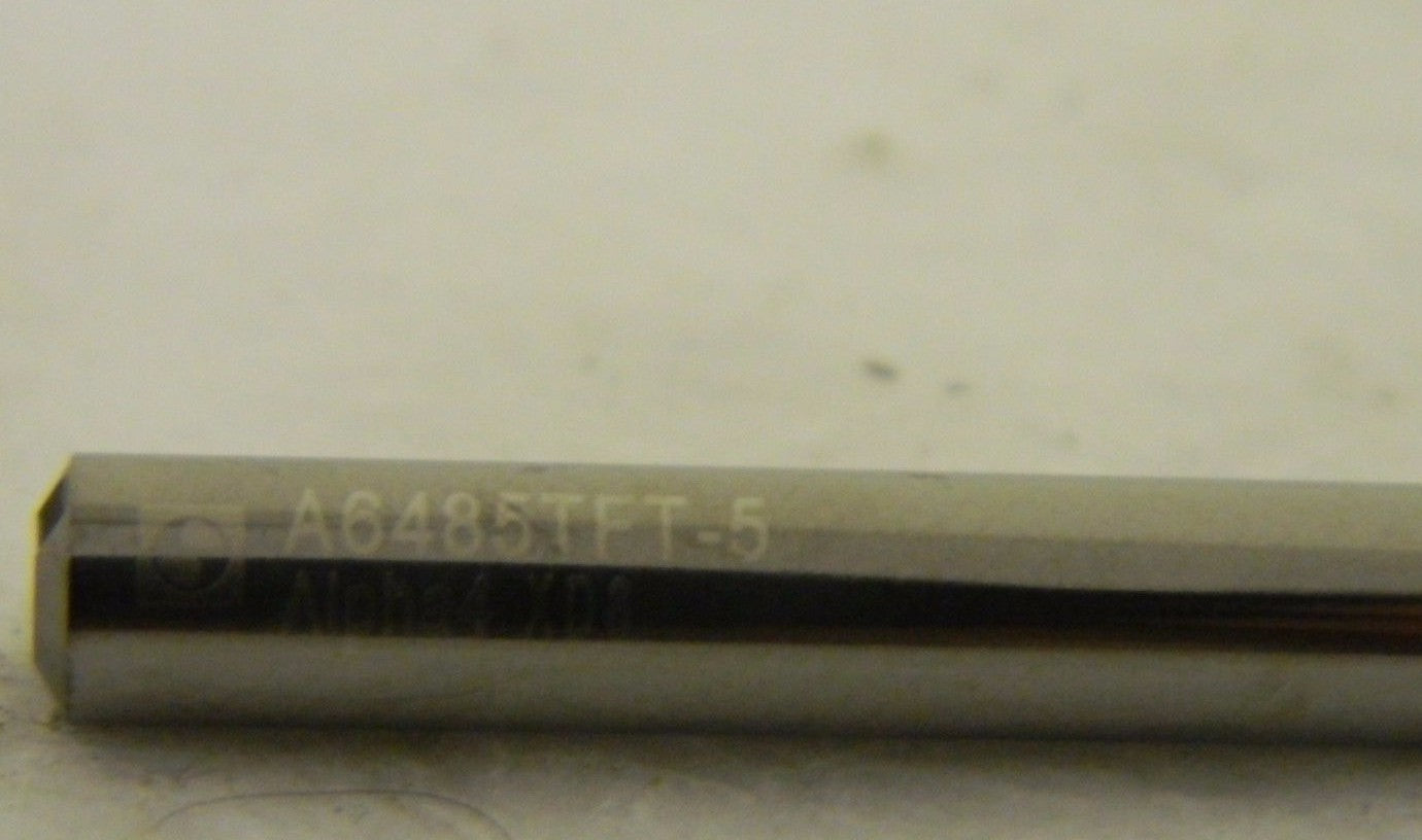 Walter Titex 5066494 A6485TFT-5 0.1969" 140° Solid Carbide Oil-Feed Drill B