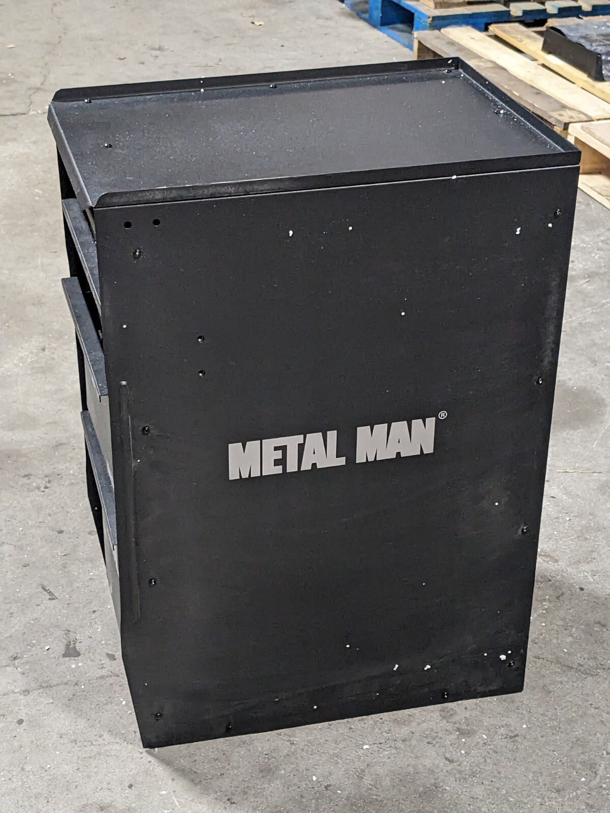 Metal Man Deluxe Welding Tool Box Storage Cabinet 4 Drawer DWC1 Scratch N Dent