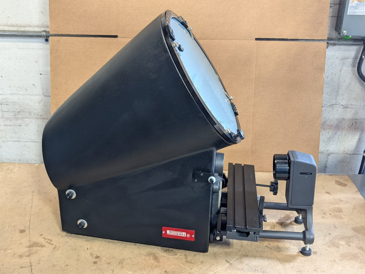 SPI Optical Comparator 12" Screen 10x 20x 40x Lenses 12-526-0 Parts / Repai