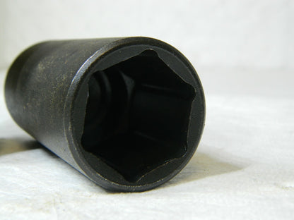 Proto 1/2" Drive 30mm Deep Impact Socket 6 Points, 3-1/2" OAL Qty 2 J7