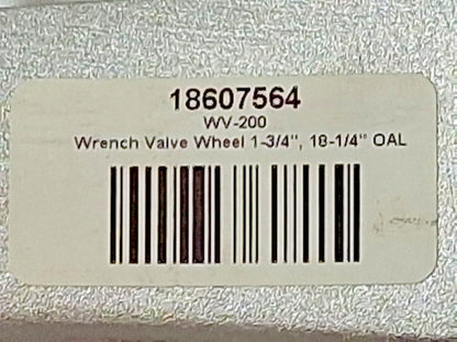 Ampco Valve Wheel Wrench 1-3/4" Drive 18-1/4" OAL VW-200