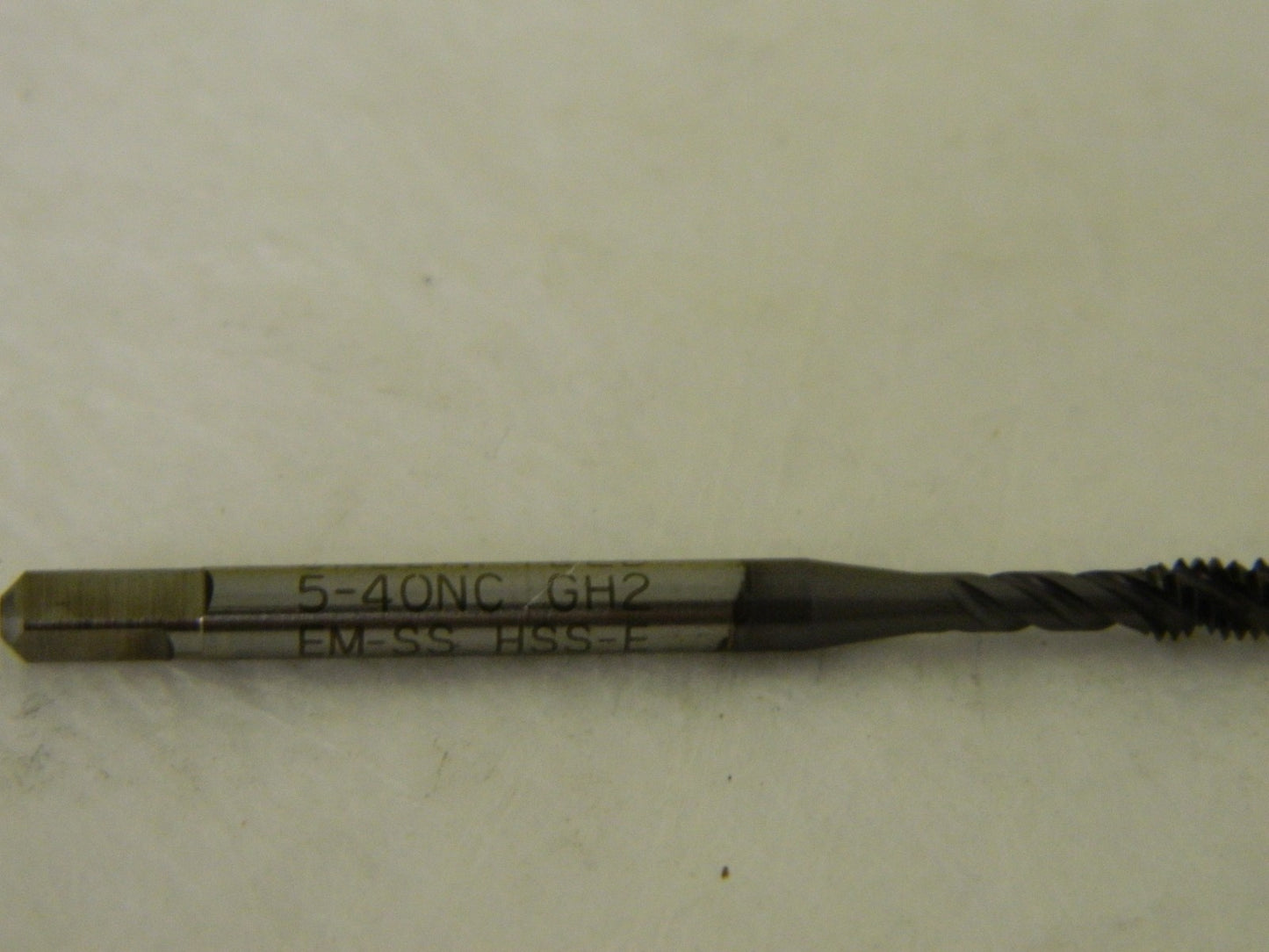 Widia GTD Spiral Flute Tap 5-40 NC H2 3-Flute HSS-E TiCN QTY 6  84303