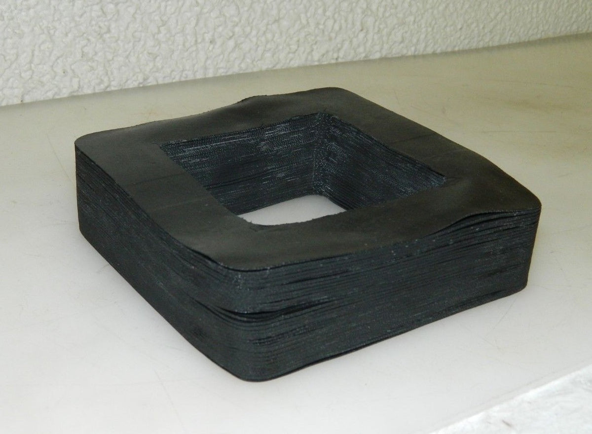 Pro Polyester Square Flexible Bellows 3 x 3" Inside Square 0.02" Thick