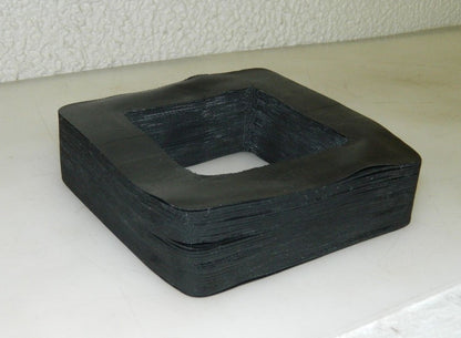 Pro Polyester Square Flexible Bellows 3 x 3" Inside Square 0.02" Thick