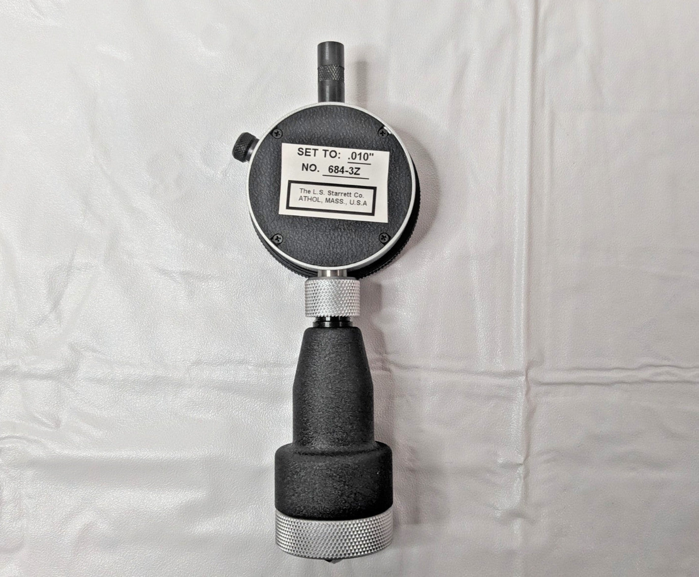Starrett Internal Chamfer Gage 0 to 1" 90 to 127 Degree 3-Blade Plunger 684-3Z