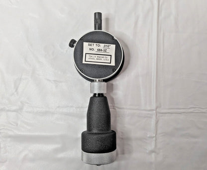 Starrett Internal Chamfer Gage 0 to 1" 90 to 127 Degree 3-Blade Plunger 684-3Z