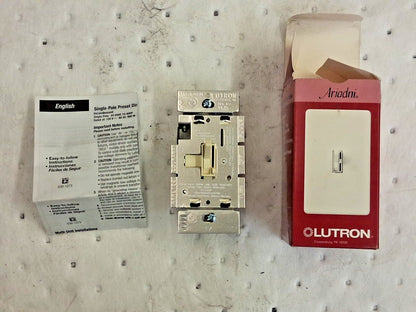 Lutron Ariadni Magnetic Low Voltage Dimmer Switch 3 Way Toggler AYLV-603P-WH