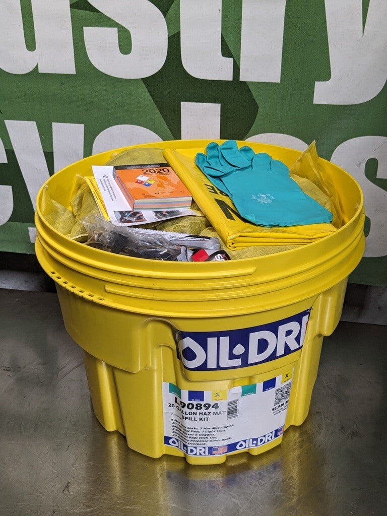 Oil Dri 20 Gallon Hazmat Spill Kit Absorbent Refill Pack L90894