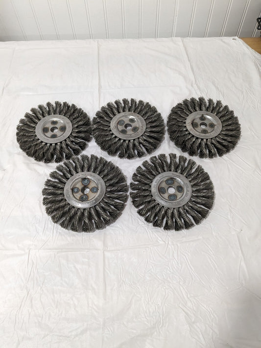 OSBORN Wheel Brush: 6" Wheel Dia, 5/8" Face Width Qty 5 0002609800