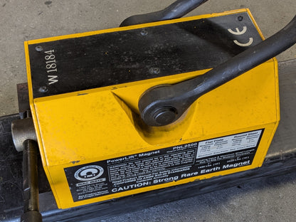 Mag Mate PowerLift Industrial Rare Earth Magnet 2500 lb. Capacity PNL2500