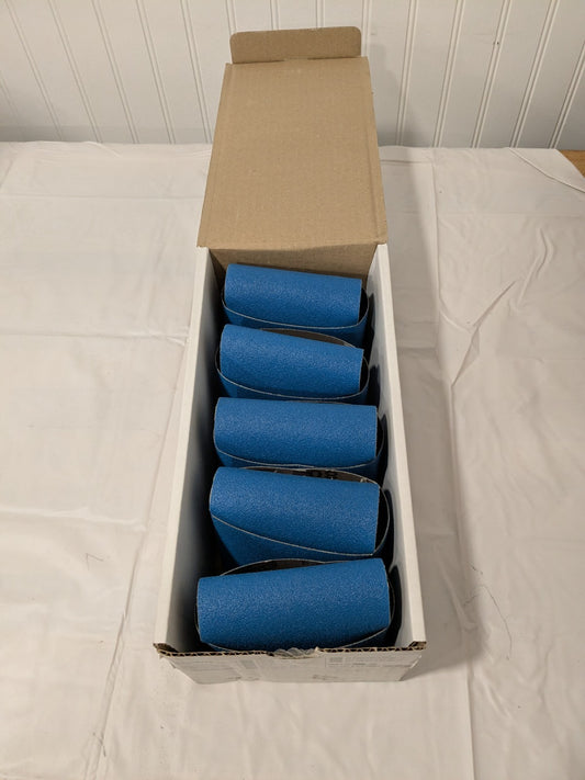(10) Metabo Abrasive Belt: 3-9/16" Wide, 4" OAL, 80G, Zirconia Alumina 623474000