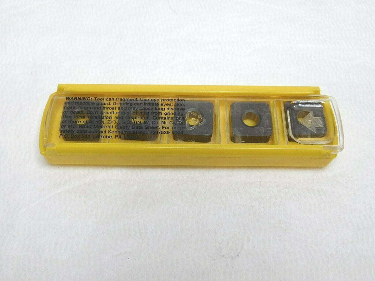 Kennametal Carbide Turning Inserts 1/2" IC SNMA434 Grade KCK15 Qty 5 375215