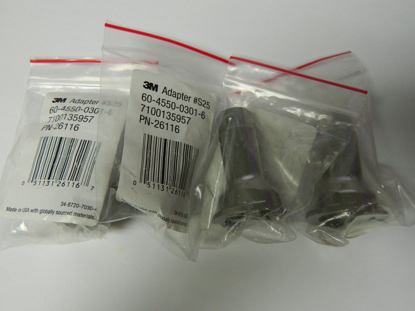 3M PPS Series 2.0 Adapter, 26116, Type S25, 1/4 Female, 19 Thread BSP QTY 4