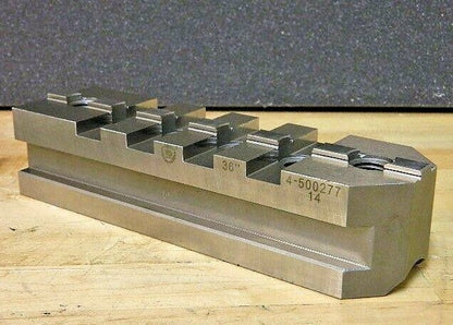 Bison 4 Piece Hard Master Jaw Set for 36"-49" Independent Lathe Chuck 7-890-335