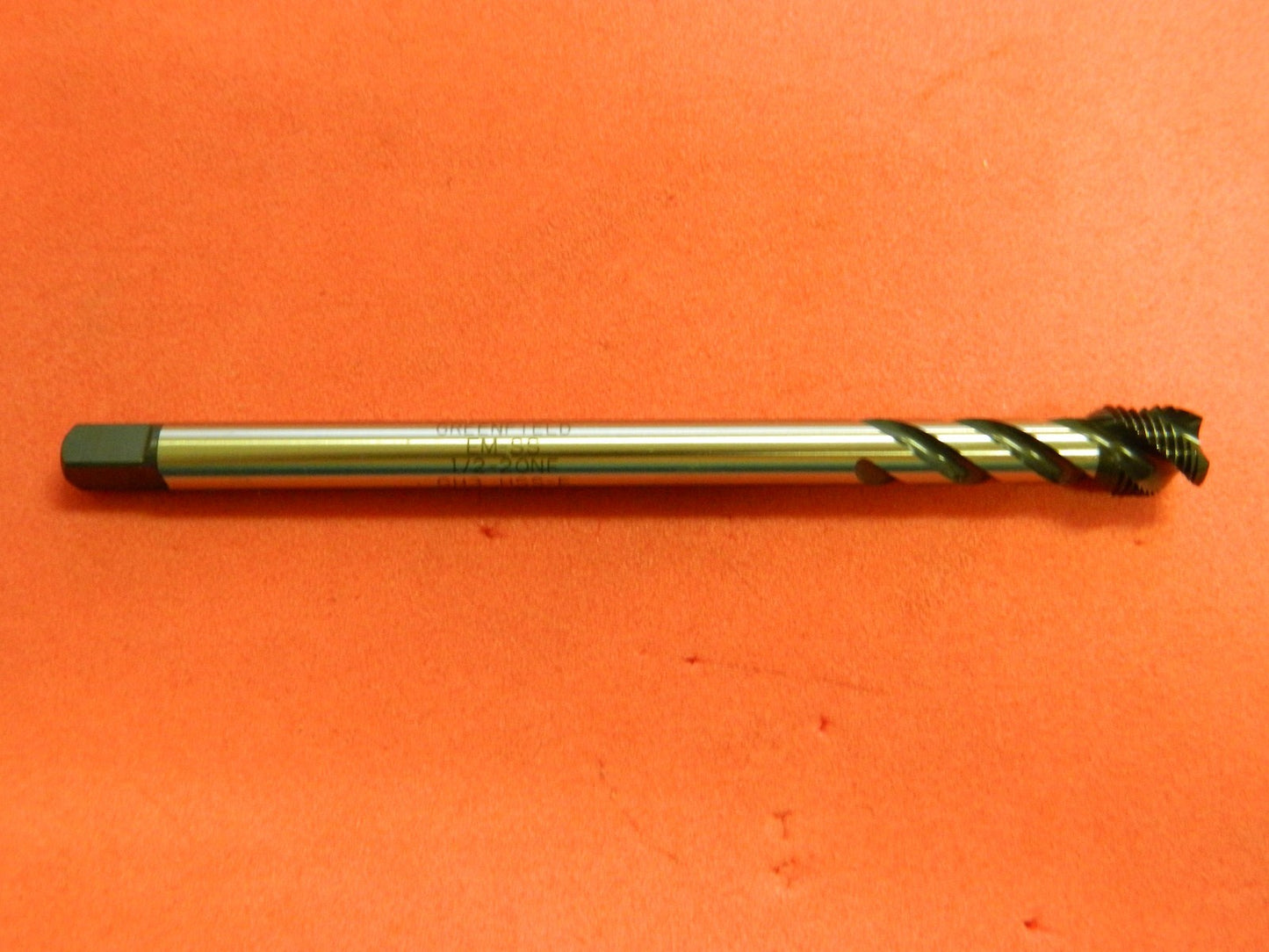 Widia GTD 1/2-20 NF x  6" H3 3FL HSS-E Oxide Spiral Flute Taps QTY 2  84522