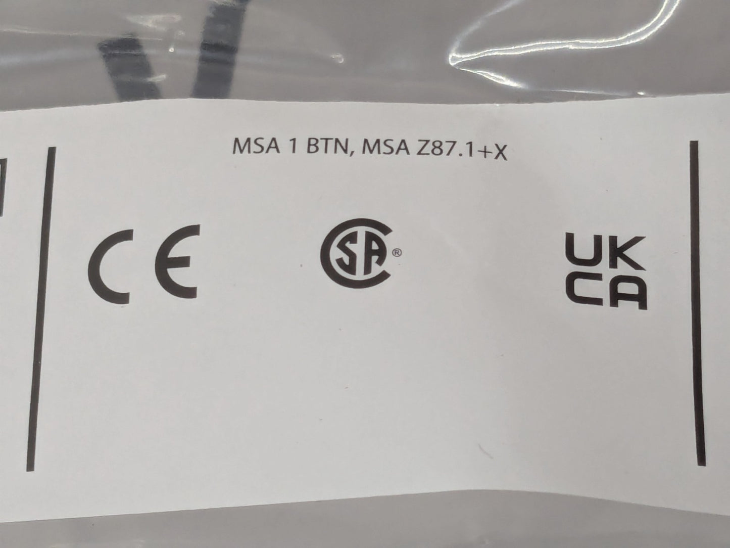 MSA Clear Half-Face Spectacle V-Gard H1 10194820