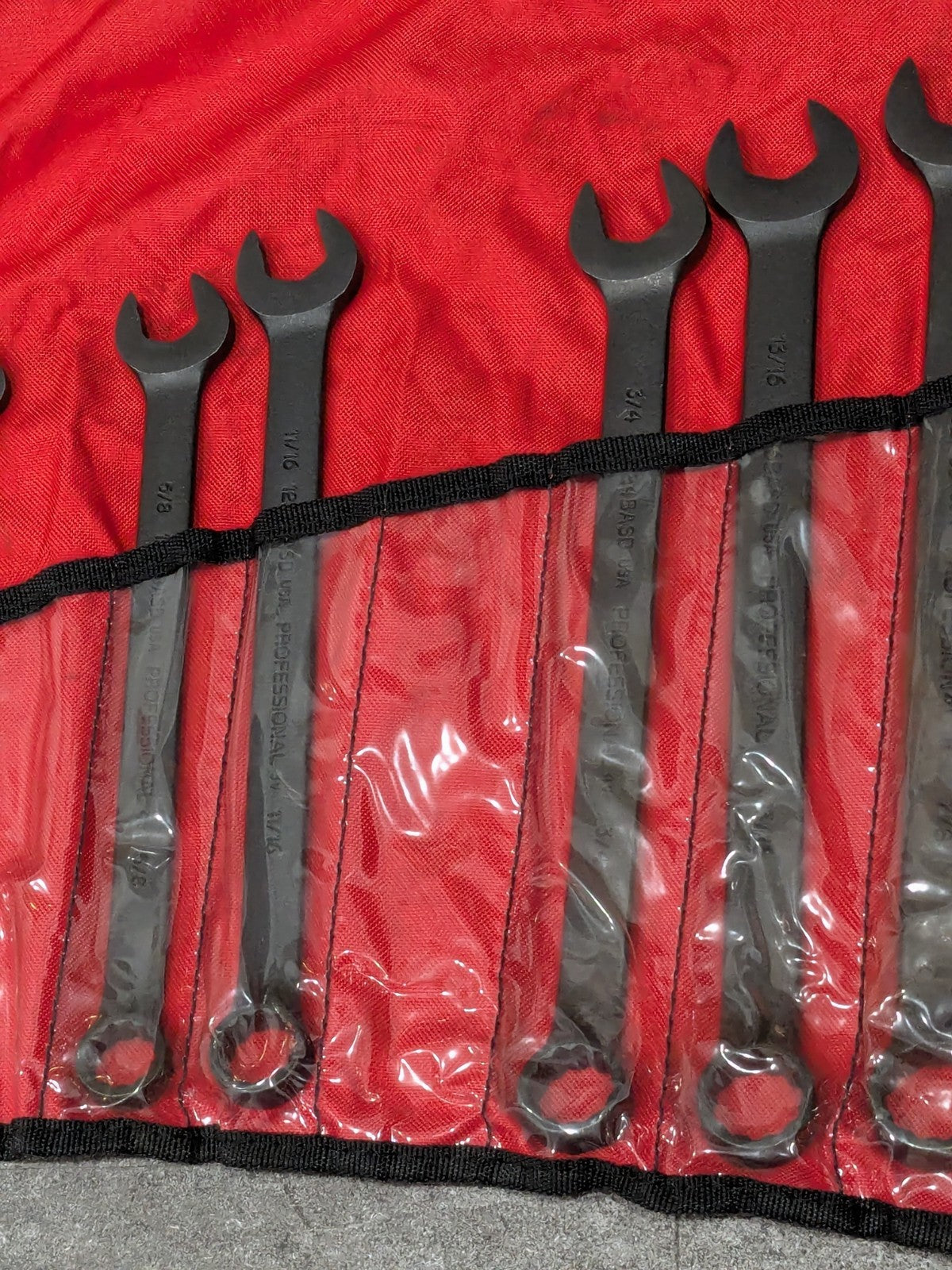 Proto Combination Wrench Set: 12 Pc, 1/2 to 1-1/4" Wrench J1200FBASD INCOMPLETE