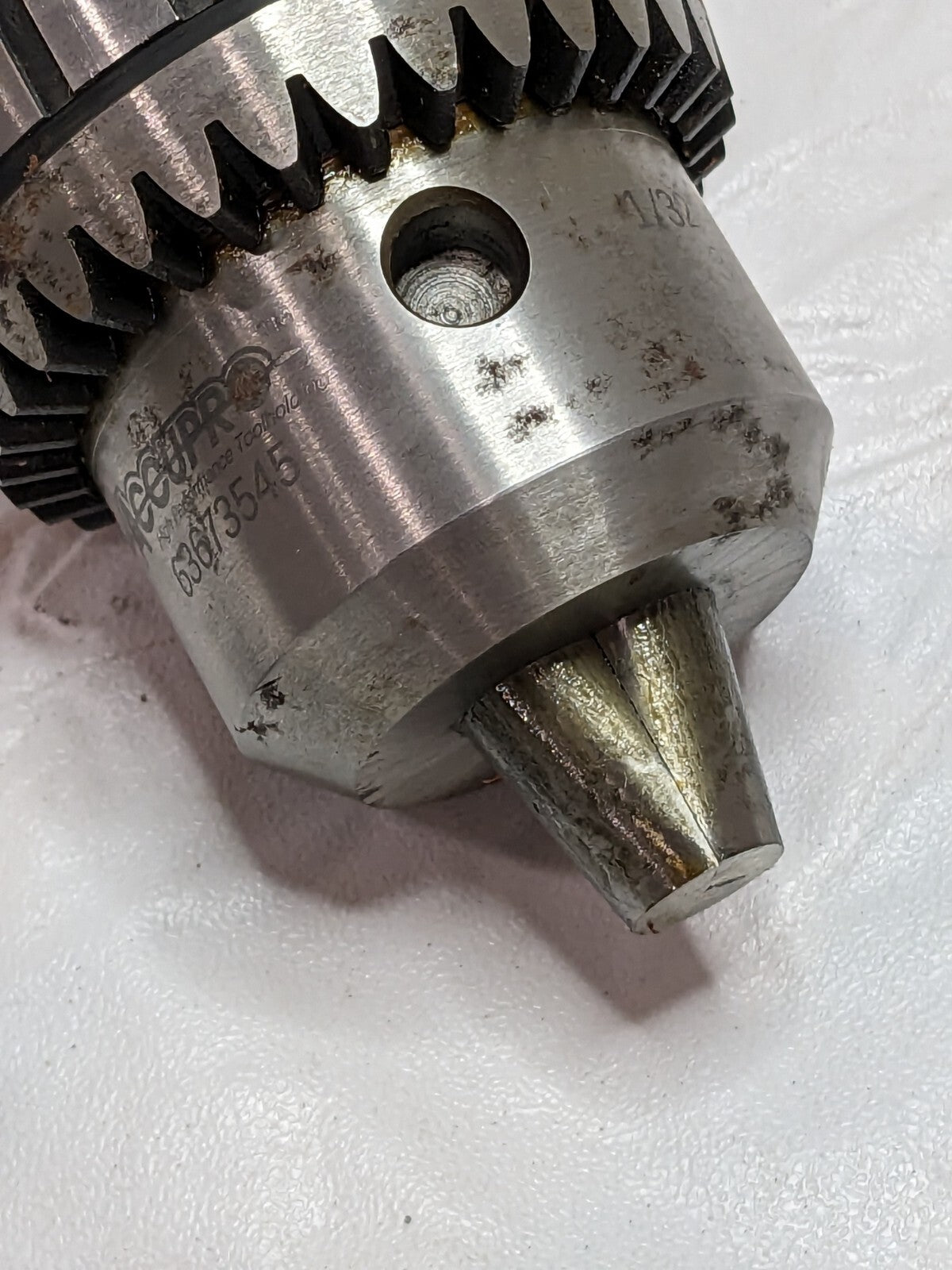ACCUPRO Drill Chuck: 1/32 to 1/2 Capacity, Tapered Mount, JT3 63673545