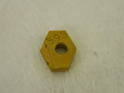 Madison Cutting Tools  0.593" T-15 TiN Duodex Indexable Insert 1150-421-005