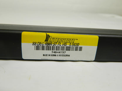 Interstate HSS Chucking Reamer 0.563 Dia, 8 OAL, 2 FL Length RH 74944737