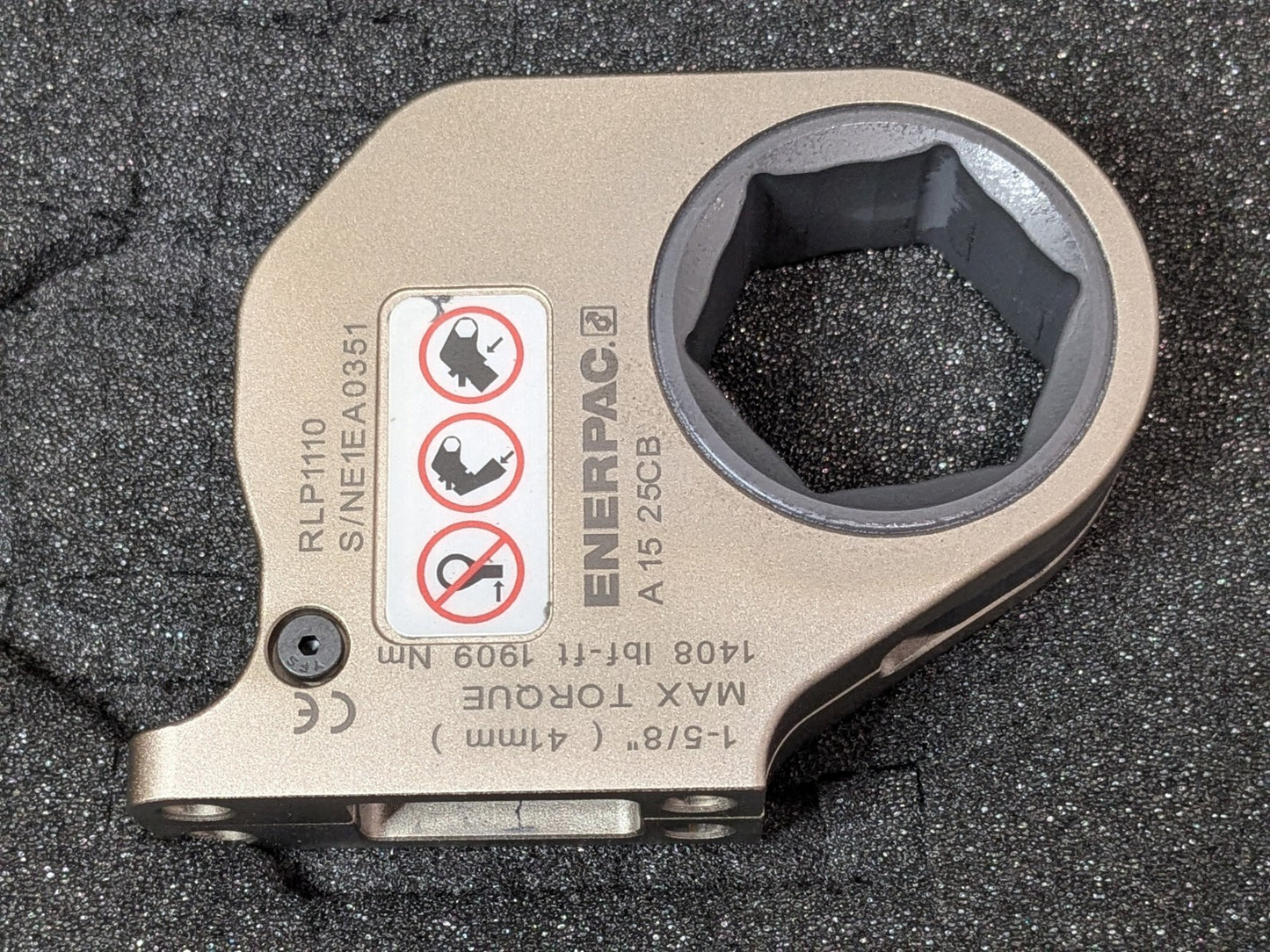 Enerpac RLP1110 RSL1500 Imperial/Metric Cassette 1-5/8" Hexagon AF Size RLP1110