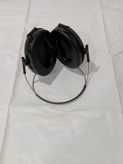 3M Peltor Earmuffs: Listen-Only Earmuffs, Behind Neck, Black H505B