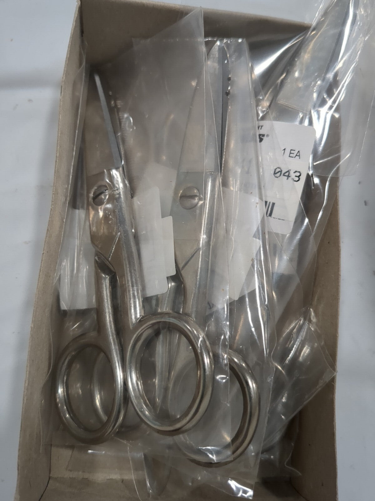 Wiss 6pk of  1-7/8"LOC  Nickel Plated Scissors Serrated For Electrical 06650741