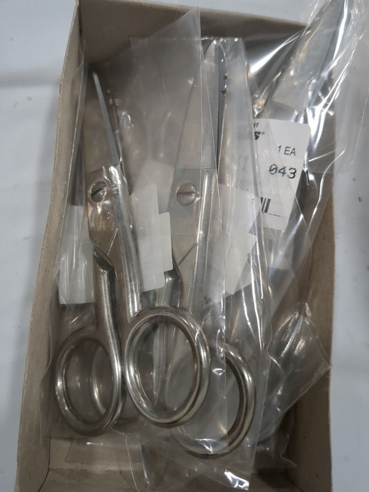 Wiss 6pk of  1-7/8"LOC  Nickel Plated Scissors Serrated For Electrical 06650741