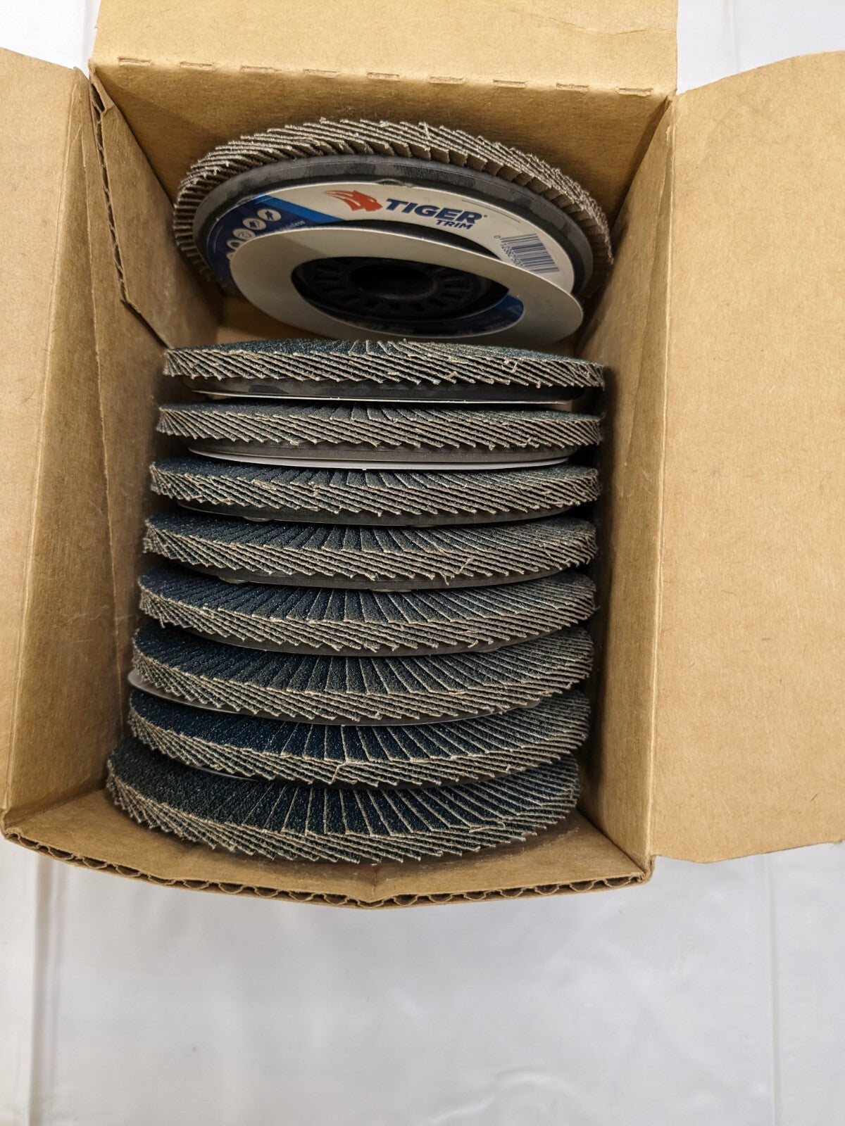 WEILER Flap Disc: 7/8" Hole, 60 Grit, Zirconia Alumina, Type 29 Qty 9 50003