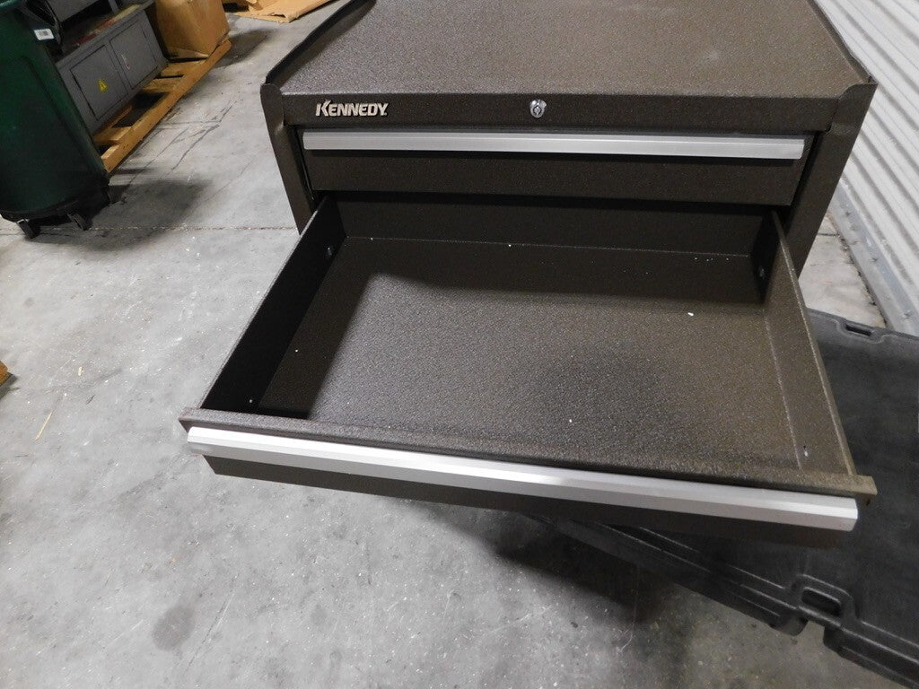 KENNEDY Steel Tool Roller Cabinet 3 Drawers Tubular Key Lock 273XB Damaged