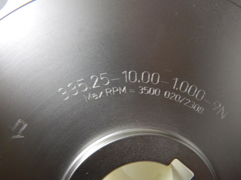 Seco Indexable Slotting Cutter 1" Cutting Width, 10" Cutter Dia 02788036