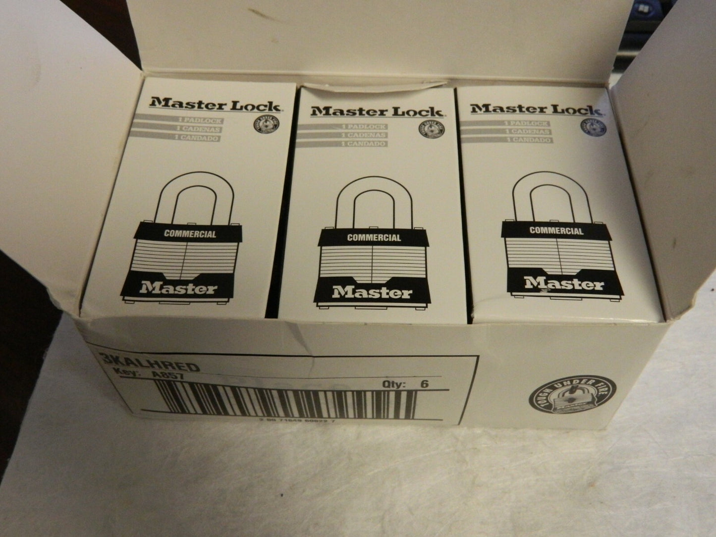 Master Lock Keyed Alike Lockout Padlock 2" Shackle Clearance  QTY 6.