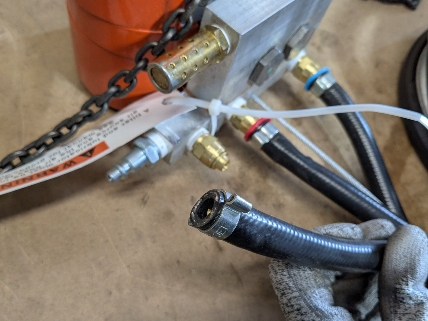CM ShopAir Air-Powered Chain Hoist 300 Lb. Cap 10 Ft. Max. Lift PARTS / REPAIR