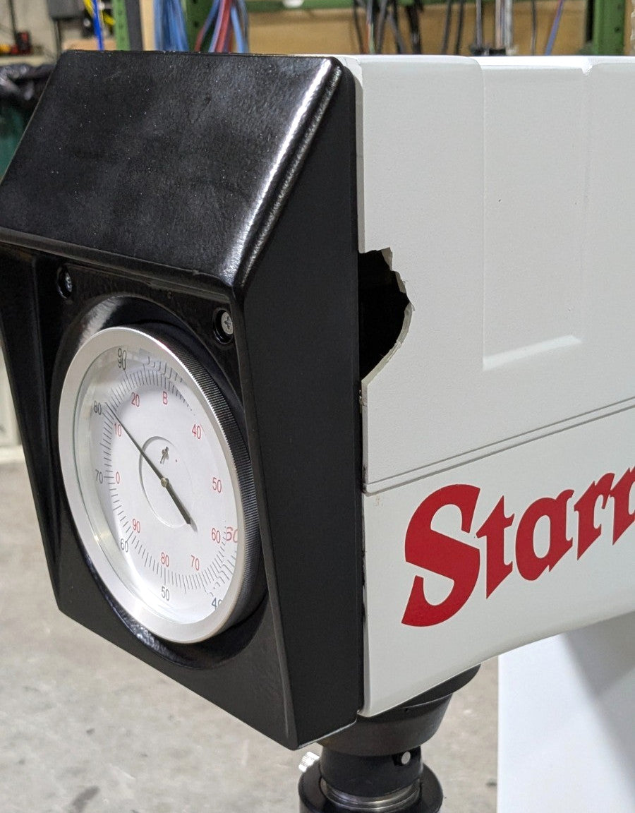 Starrett Bench Top Hardness Tester  Rockwell A - K   Shipping Damage