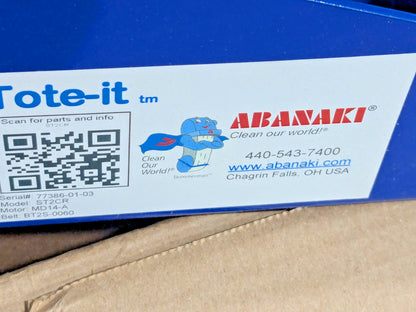 Abanaki Tote-It Portable Belt Skimmer 60" Reach 6.00 GPH ST2CR-60
