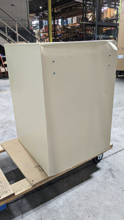 Mobile Bench Work Center 22" OAD 1 Shelf Steel Body Damaged