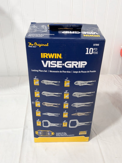 Irwin 10 Pc The Original Locking Pliers Set in a Bag 1078KB