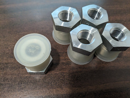 PARKER 5pk Industrial Pipe Bushing: 3/8" Female Thread KP79110