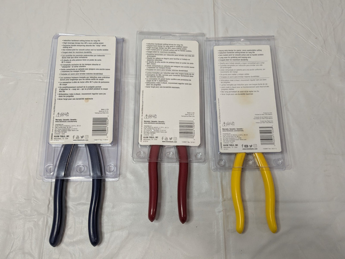 Klein Tools 3 Piece Pliers Combo Set 94034