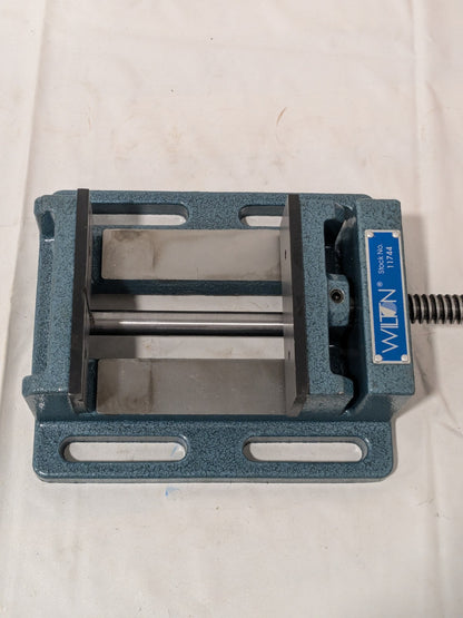 Wilton Horizontal Drill Press Vise: 4" Jaw Width, 4" Jaw Opening 11744