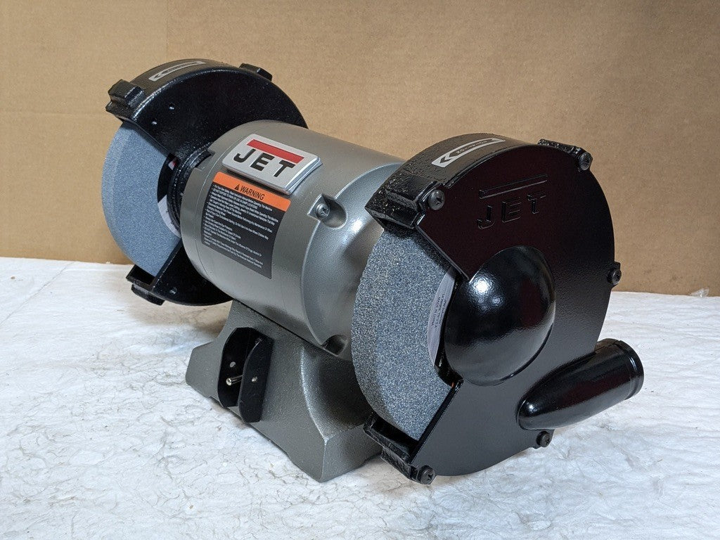 Jet Shop Bench Grinder 8" Wheel Diameter 3450 RPM 1/2 HP 115v 8 Amp JBG-8B