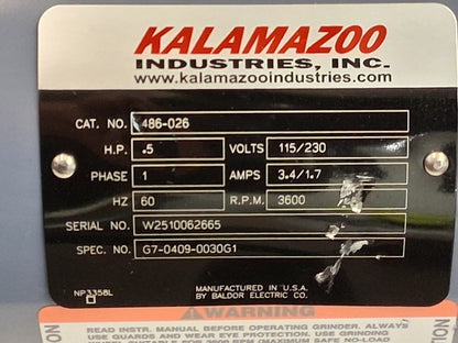 Kalamazoo Combination Sanding Machine 7" Disc Dia 2SK7
