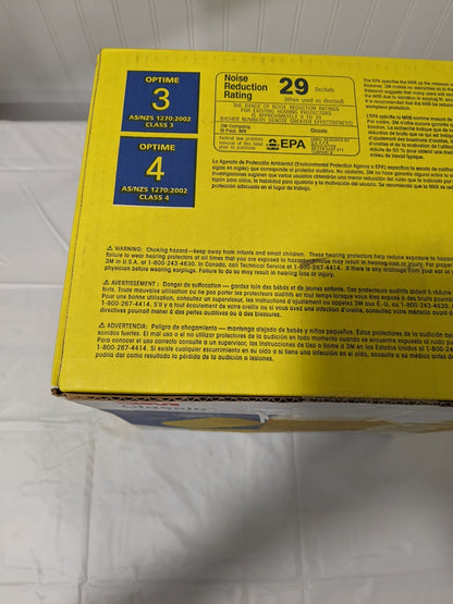 3M Ear Plugs: Cylinder, 29 dB NRR, Gen Purpose, Uncorded Qty 1000 312-1082