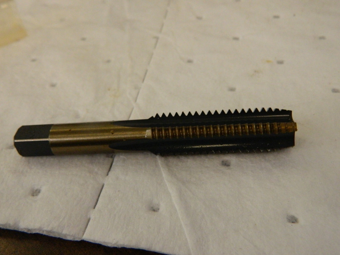 IMPORT Straight Flute Tap: 9/16-12 UNC, 4 Fl HSS Gold/Oxide Coated BDNA-20711