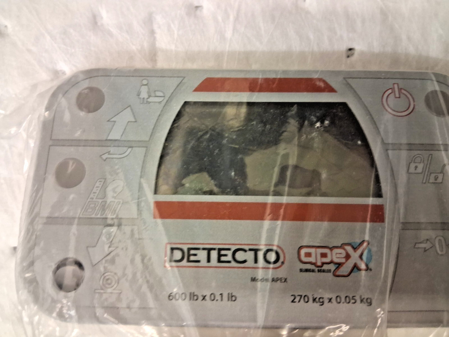 Detecto Personal & Medical Digital & Beam Scales 600lb Cap APEX Damaged