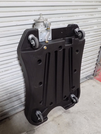 Pro Lube Mobile Oil Drain Container w/ Rotary Pump 17 Gal. Capacity TD/HD/17P