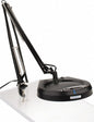 WorkSmart Task Light Fluorescent, 50" Reach, Swing Arm, Clamp-On, Black LTS131AE